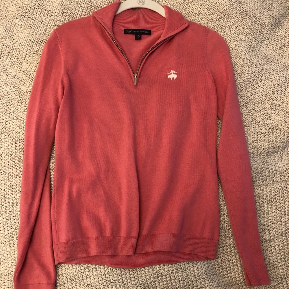 Brooks Brothers quarter zip sweater